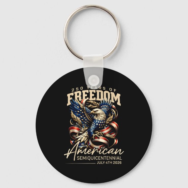 American Eagle 250 Years Freedom Keychain (Front)