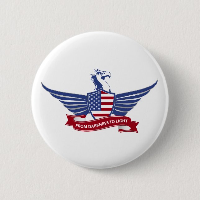 American eagle 2 inch round button (Front)