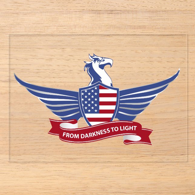 American eagle acrylic invitations (Front)