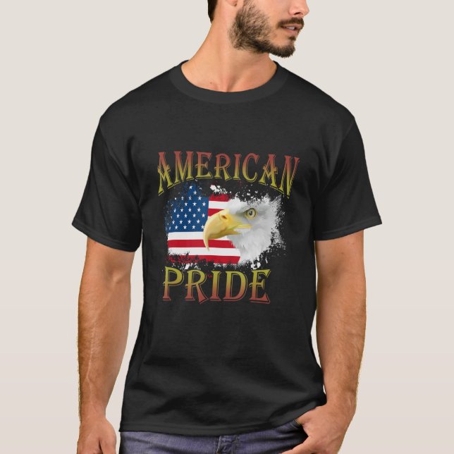 American Eagle American Pride US Flag_1 T-Shirt (Front)
