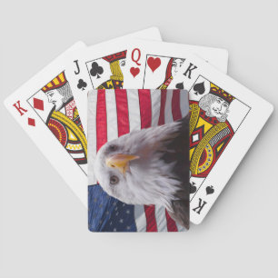 American eagle and Flag Playing Cards