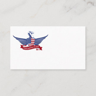 American eagle business card