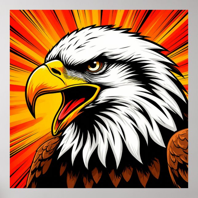 American Eagle Canvas – Freedom Gift Poster (Front)