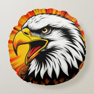 American Eagle Canvas – Freedom Gift Round Pillow
