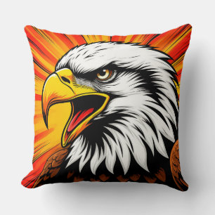 American Eagle Canvas – Freedom Gift Throw Pillow