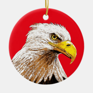 American Eagle Ceramic Ornament