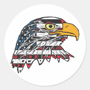 American Eagle Classic Round Sticker