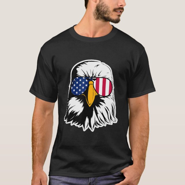 American Eagle Cool Visor Independence Celebration T-Shirt (Front)