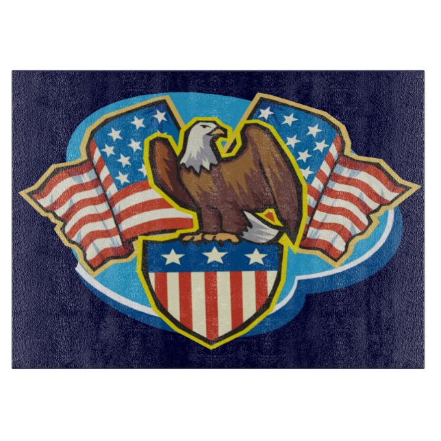 American Eagle Cutting Board (Front)