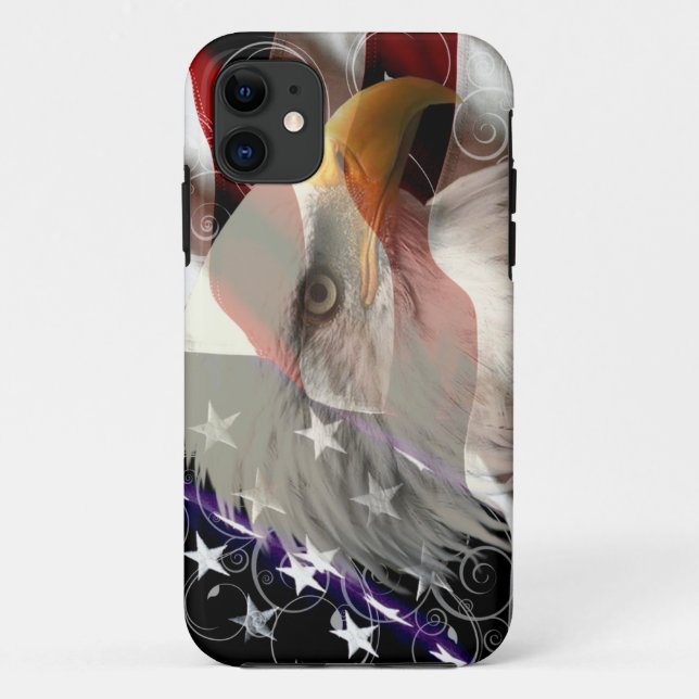 American Eagle Drapeau iPhone 5 Coque (Dos)