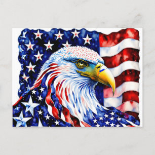 American Eagle, États-Unis, carte postale pour la 