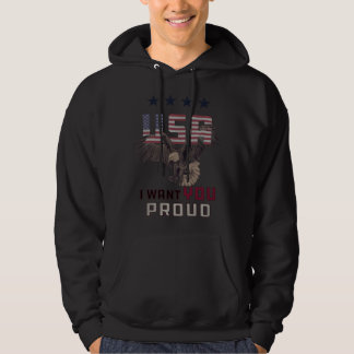 American Eagle Flag 4th of july for Independence U Hoodie
