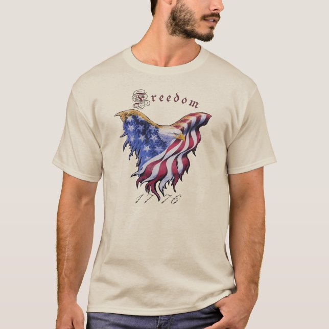 American Eagle, Freedom Basic T-Shirt (Colours) (Front)