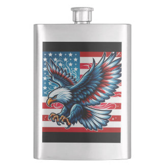 American Eagle Hip Flask
