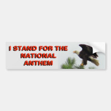 American Eagle I Stand For the Anthem Red Black