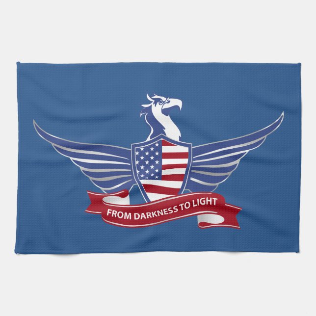 American eagle kitchen towel (Horizontal)