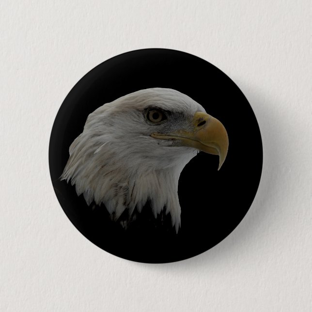 American Eagle Leadership Motivational 2 Inch Round Button (Front)