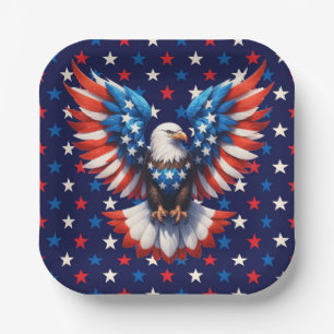 American Eagle  Paper Plate