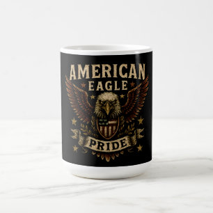 American Eagle Pride – Bold USA Freedom Coffee Mug