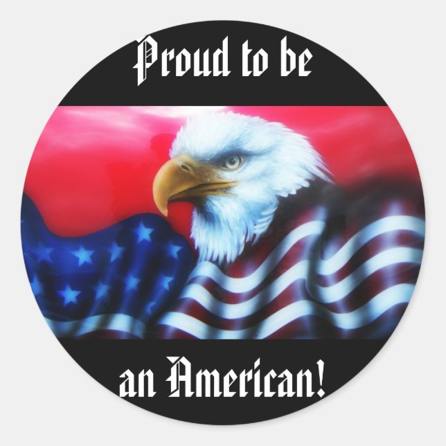 American Eagle Sticker (Front)