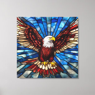 American Eagle Sublimation Canvas Print