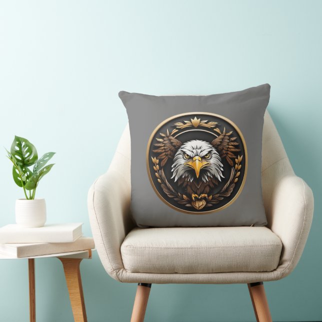 American Eagle Throw Pillow (Chair)