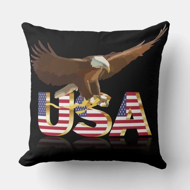 American eagle throw pillow (Front)