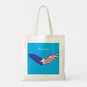American Eagle Thunder_Cove Patriotic 4th of July Tote Bag