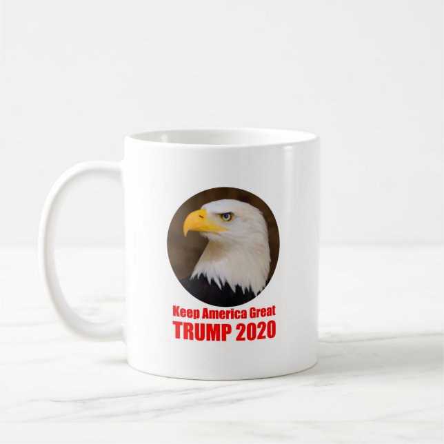 American Eagle Trump 2020 Coffee Mug (Left)