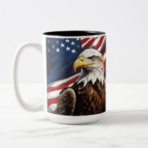 American Eagle Two-Tone Coffee Mug