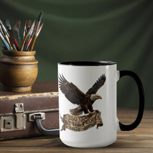 American Eagle with 250 Years of Freedom Banner Mug