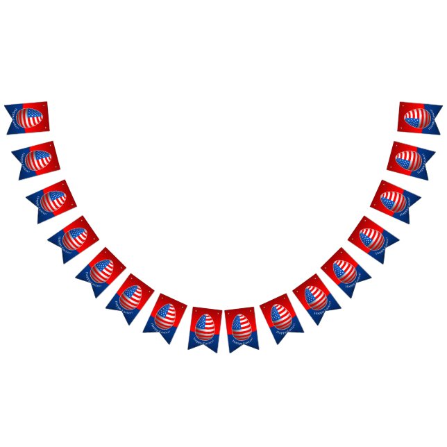 American Easter Bunting Flags (All)