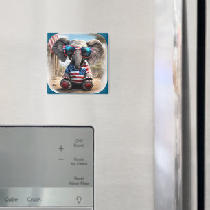 American Elephant Magnet