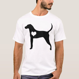 American English Coonhound Heart Mens T-Shirt