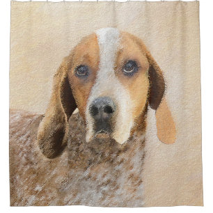 American English Coonhound Painting - Dog Art