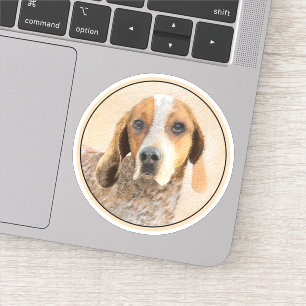 American English Coonhound Painting - Dog Art
