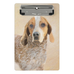 American English Coonhound Painting - Dog Art Mini Clipboard