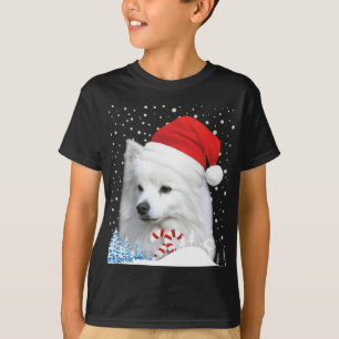 American Eskimo Chien laide Sweat de Noël Père Noë