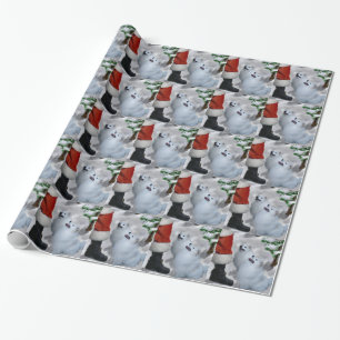 American Eskimo Christmas Wrapping Paper