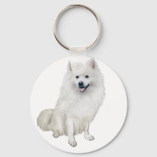 American Eskimo Dog (A) Keychain