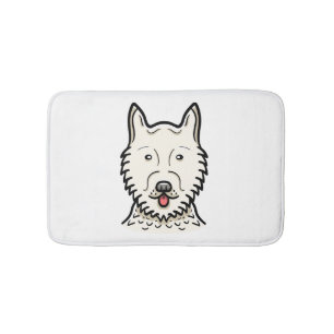American Eskimo Dog Bath Mat