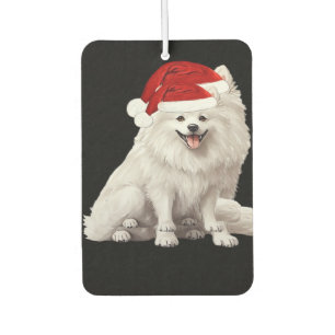 American Eskimo Dog Christmas Tree Dog Puppy Water Air Freshener
