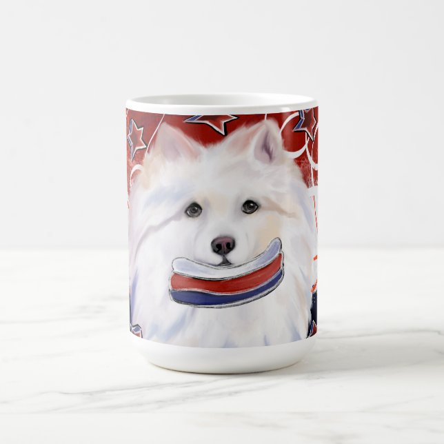 American Eskimo Dog  Coffee Mug (Center)