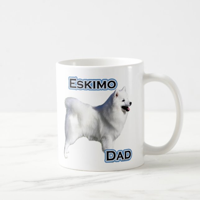 American Eskimo Dog Dad 4 Coffee Mug (Right)