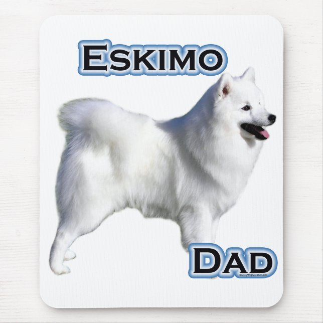 American Eskimo Dog Dad 4 Mouse Pad (Front)