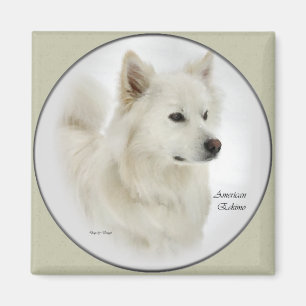 American Eskimo Dog Gifts Art Magnet