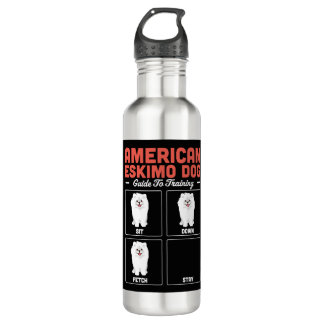 American Eskimo Dog Guide To Training 710 Ml Water Bottle