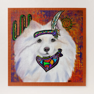 American Eskimo Dog Jigsaw Puzzle
