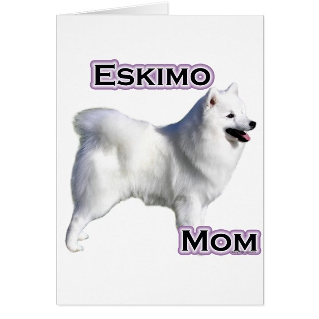 American Eskimo Dog Mom 4 (Front)