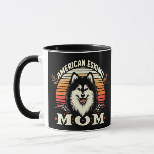 American Eskimo Dog Mom - Aunt dog lover Gift Idea Mug